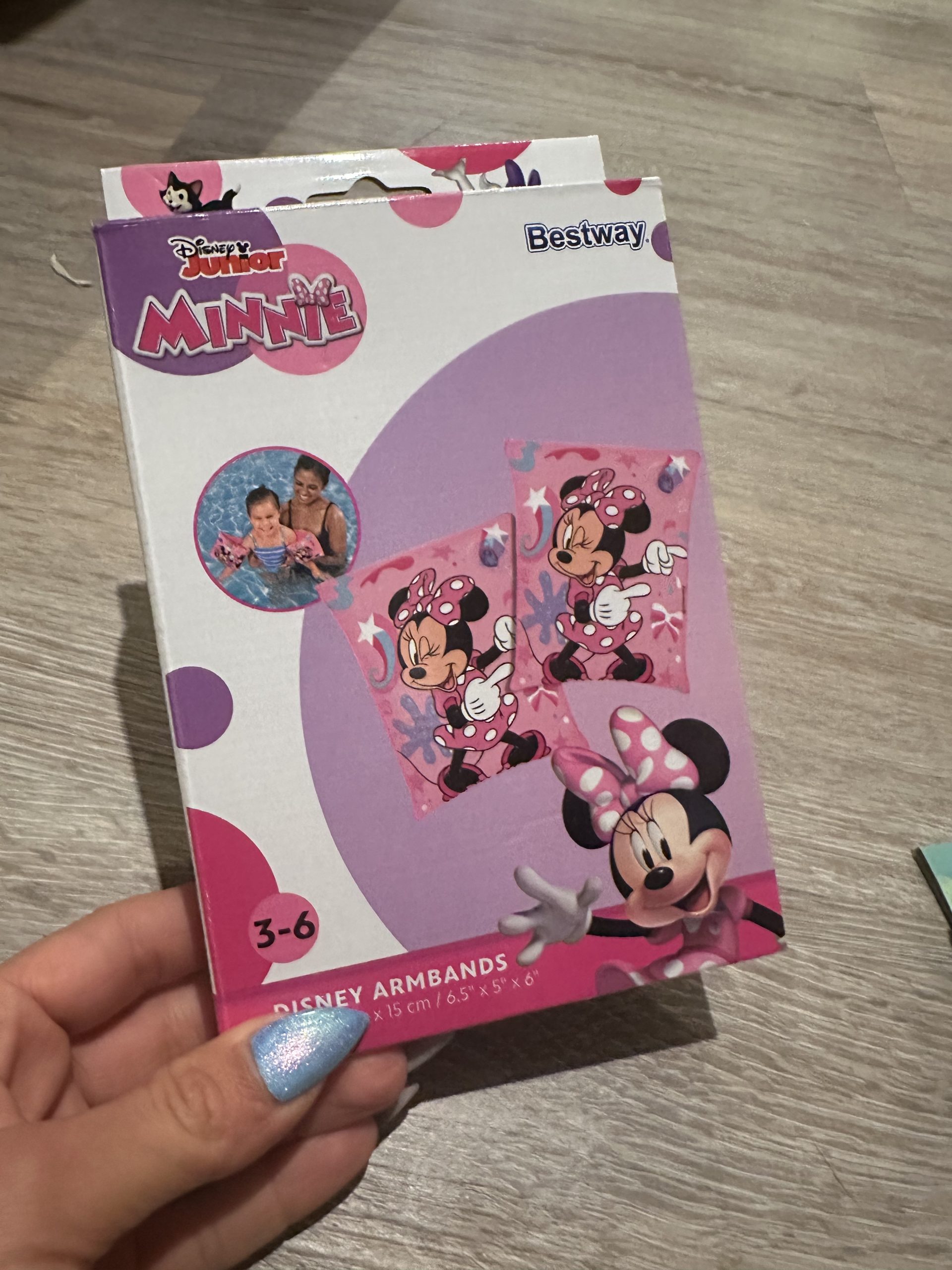 Schwimmflügel mini maus rosa