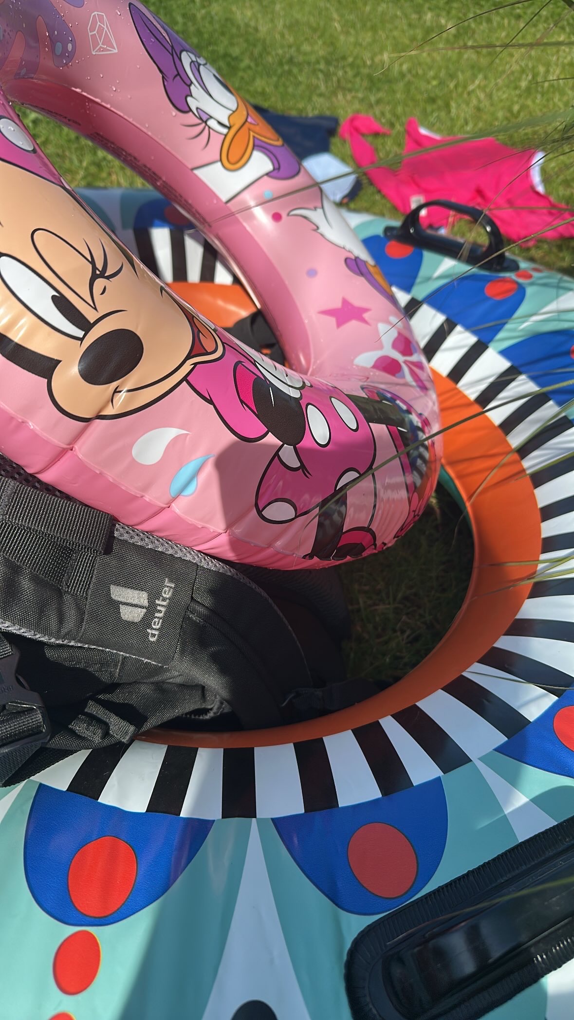 swim ring mini rosa benutzt