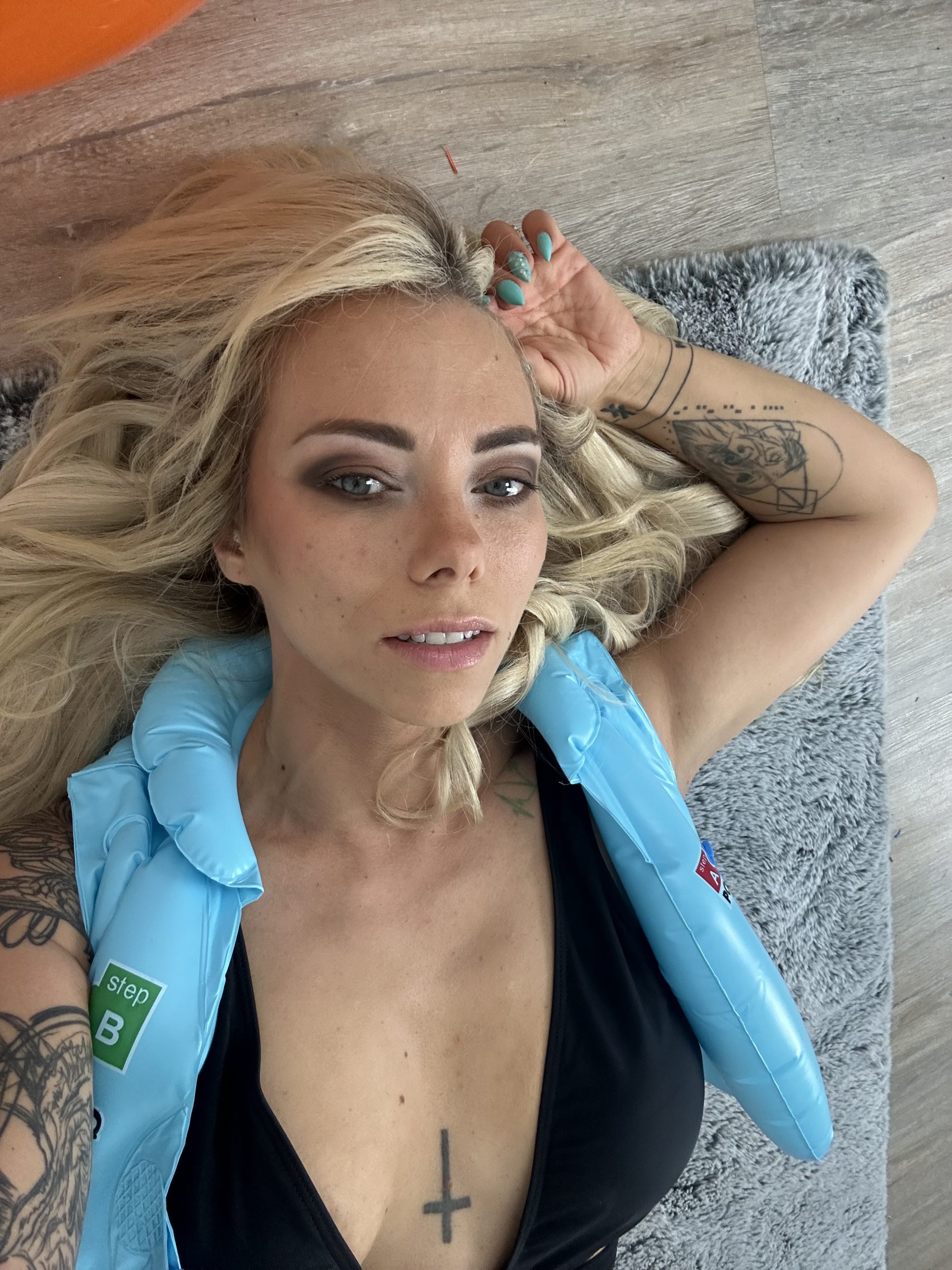 Schwimmweste kurz blau