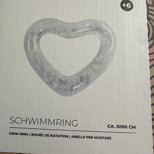 Schwimmring neu Glitzer herz